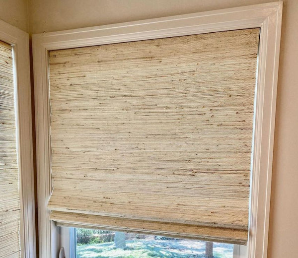 Stunning Waterfall Wood Shades With Rope Trim image