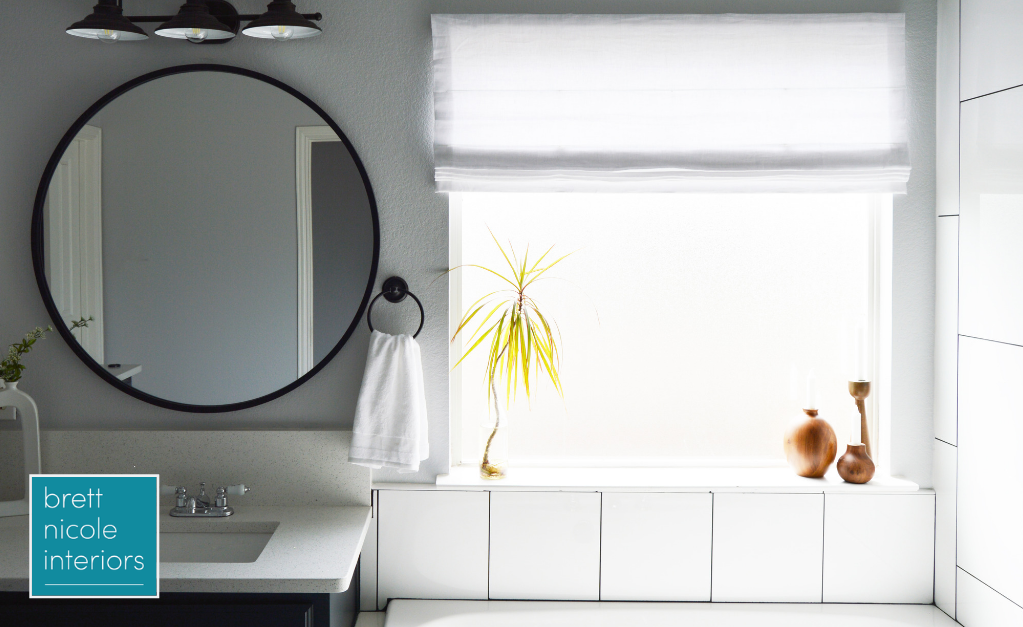 Flat Roman Shades: Designer Inspiration From Brett Nicole Interiors