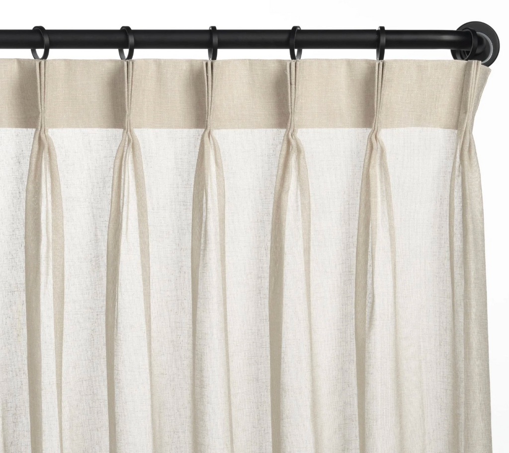 Pinch Pleat Drapery - Customized