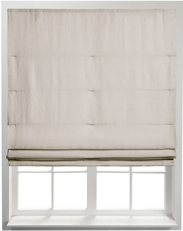Flat Roman Shades - Customized