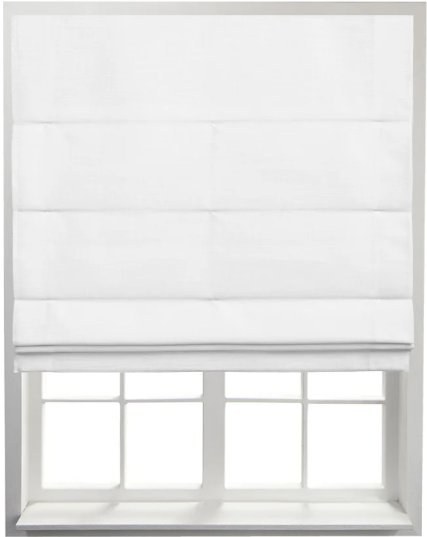 Flat Roman Shade - Customized