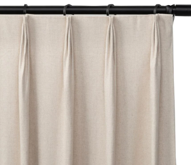 Euro Pleat Drapes - Customized