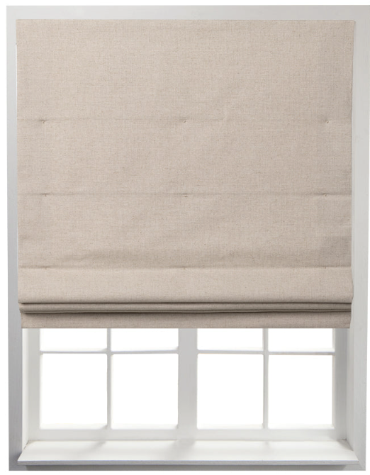 Flat Roman Shades - Customized
