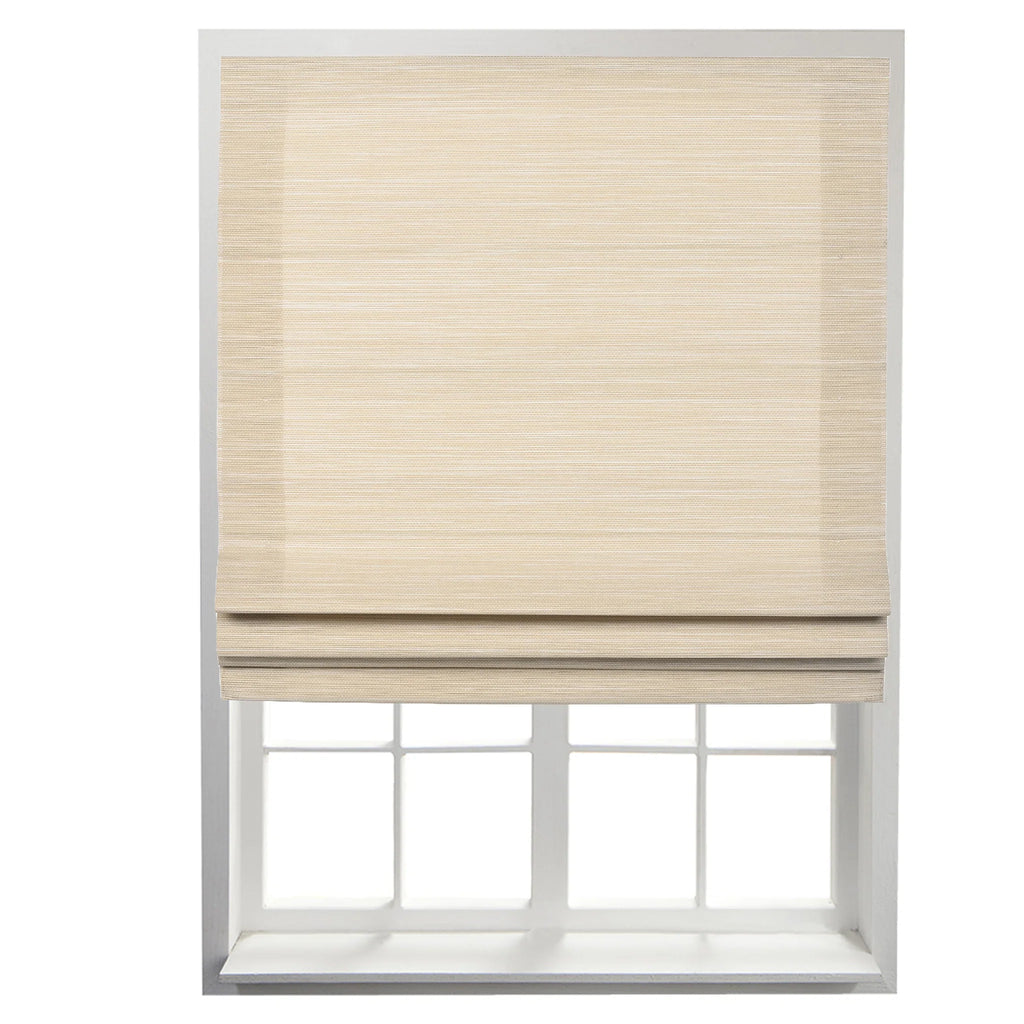 Waterfall Woven Wood Shades - Customized