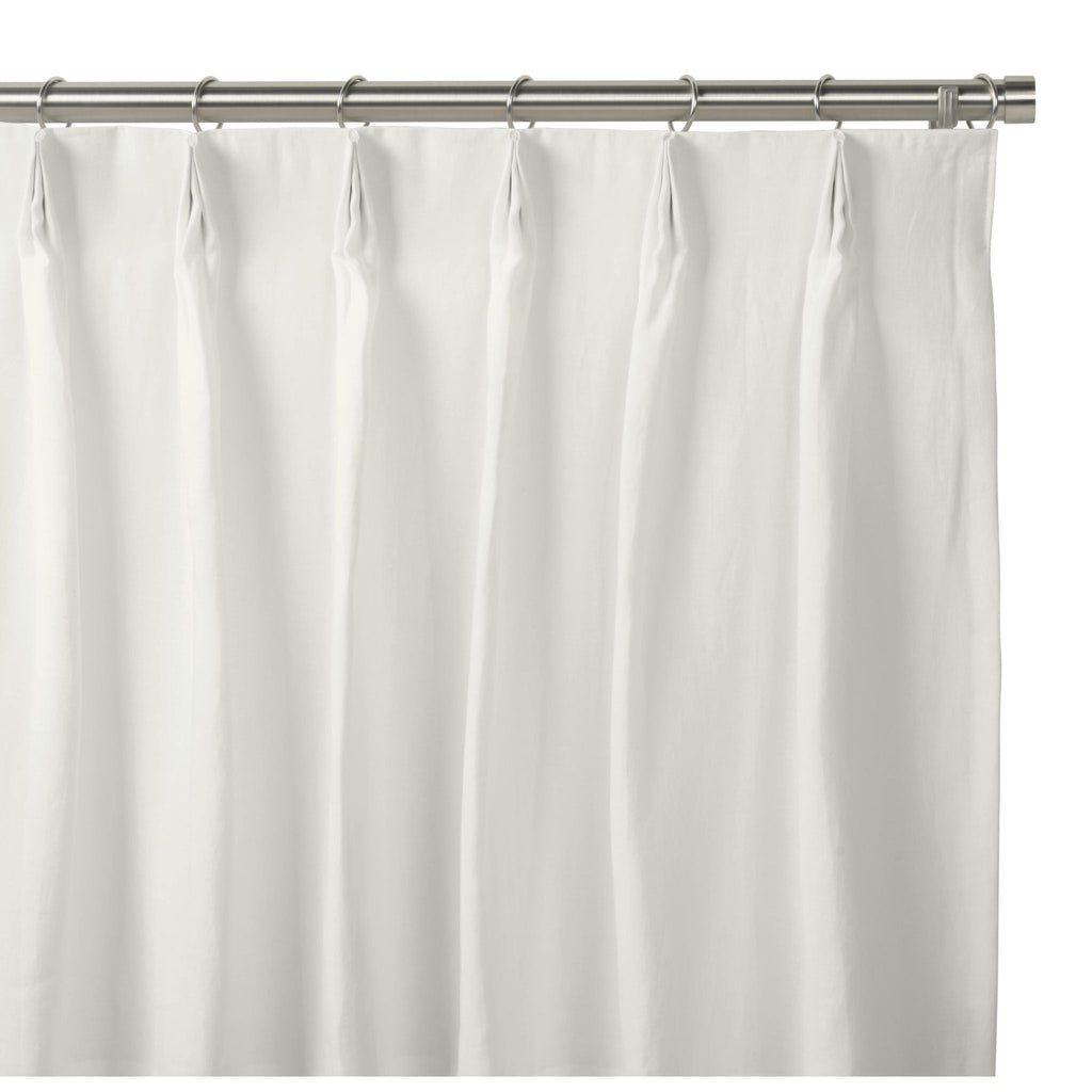 Euro (2 Finger) Pleat Drapery (Dual Rod) - Customized