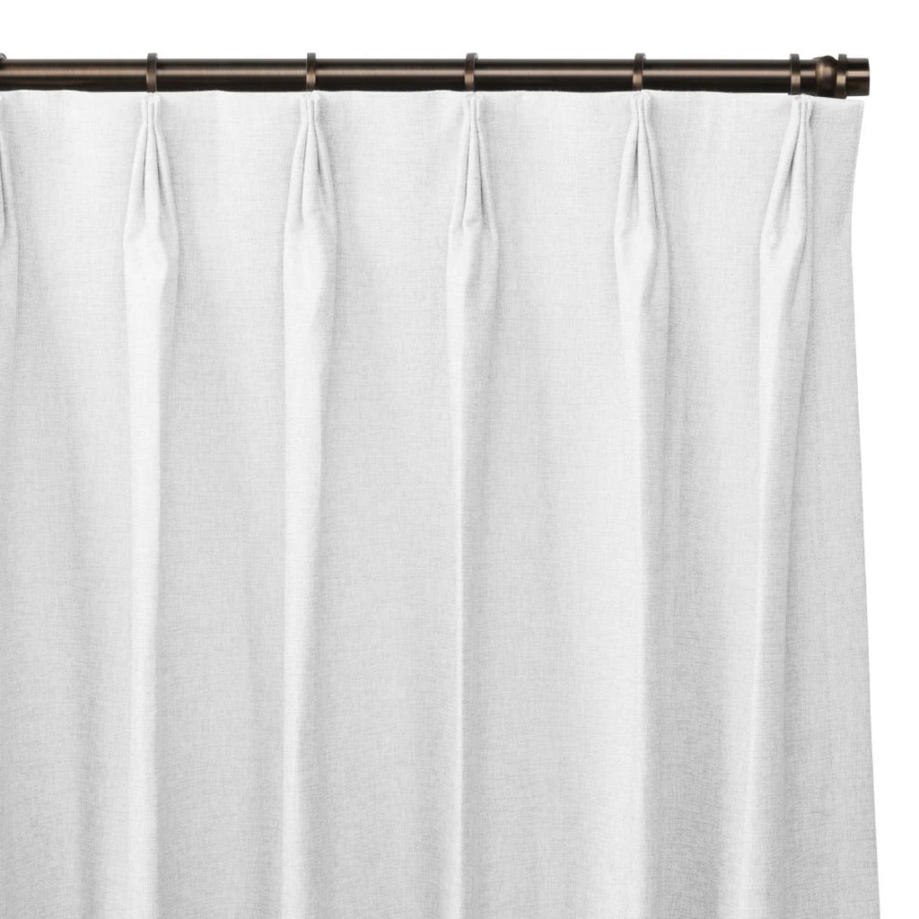 Euro Pleat Drapery (Dual Rod) - Customized